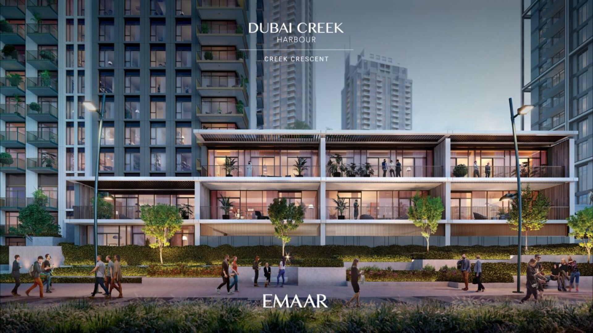 Creek Crescent in Dubai Creek Harbour by Emaar