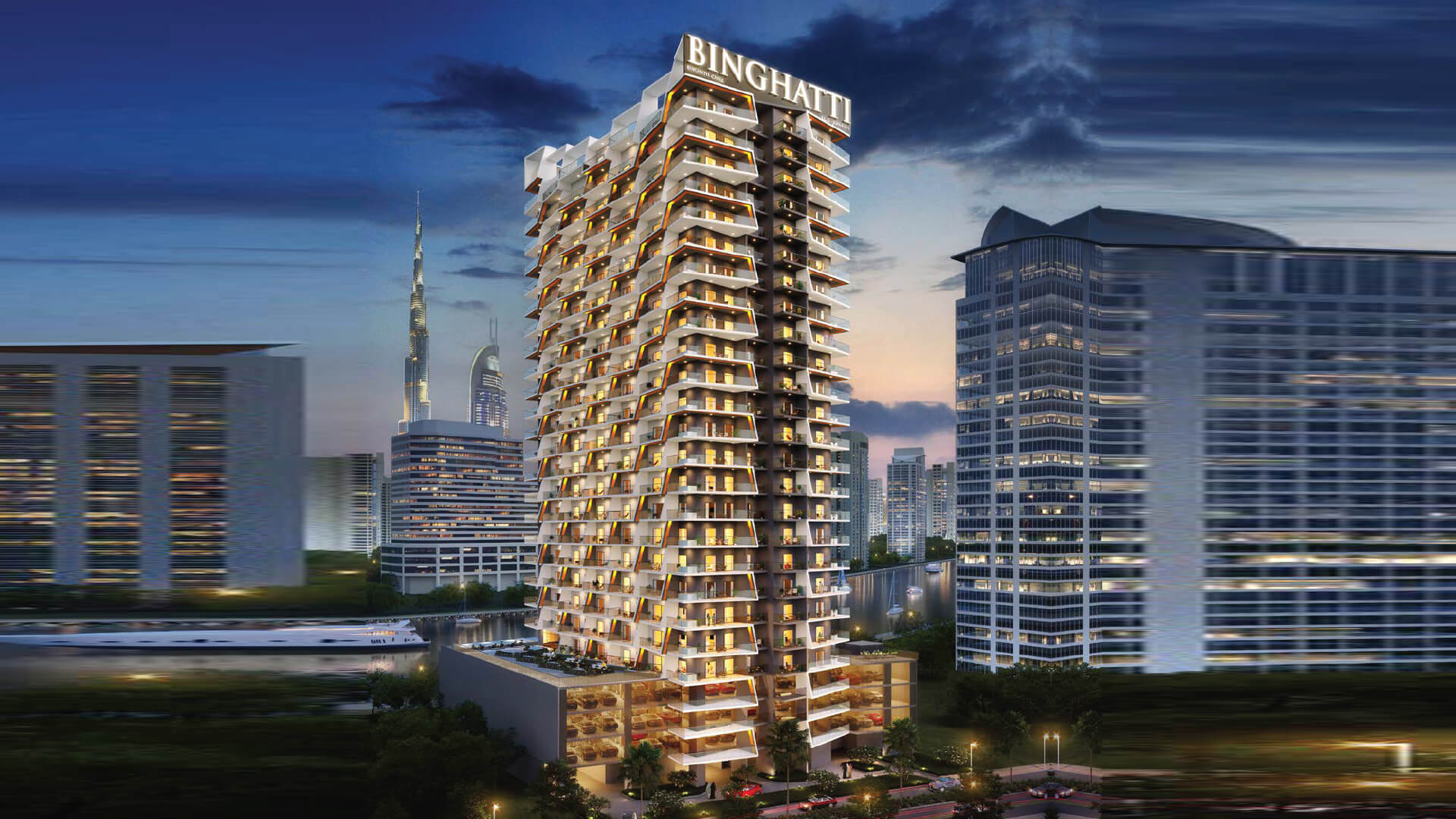 Canal Residences  Business Bay by Binghatti