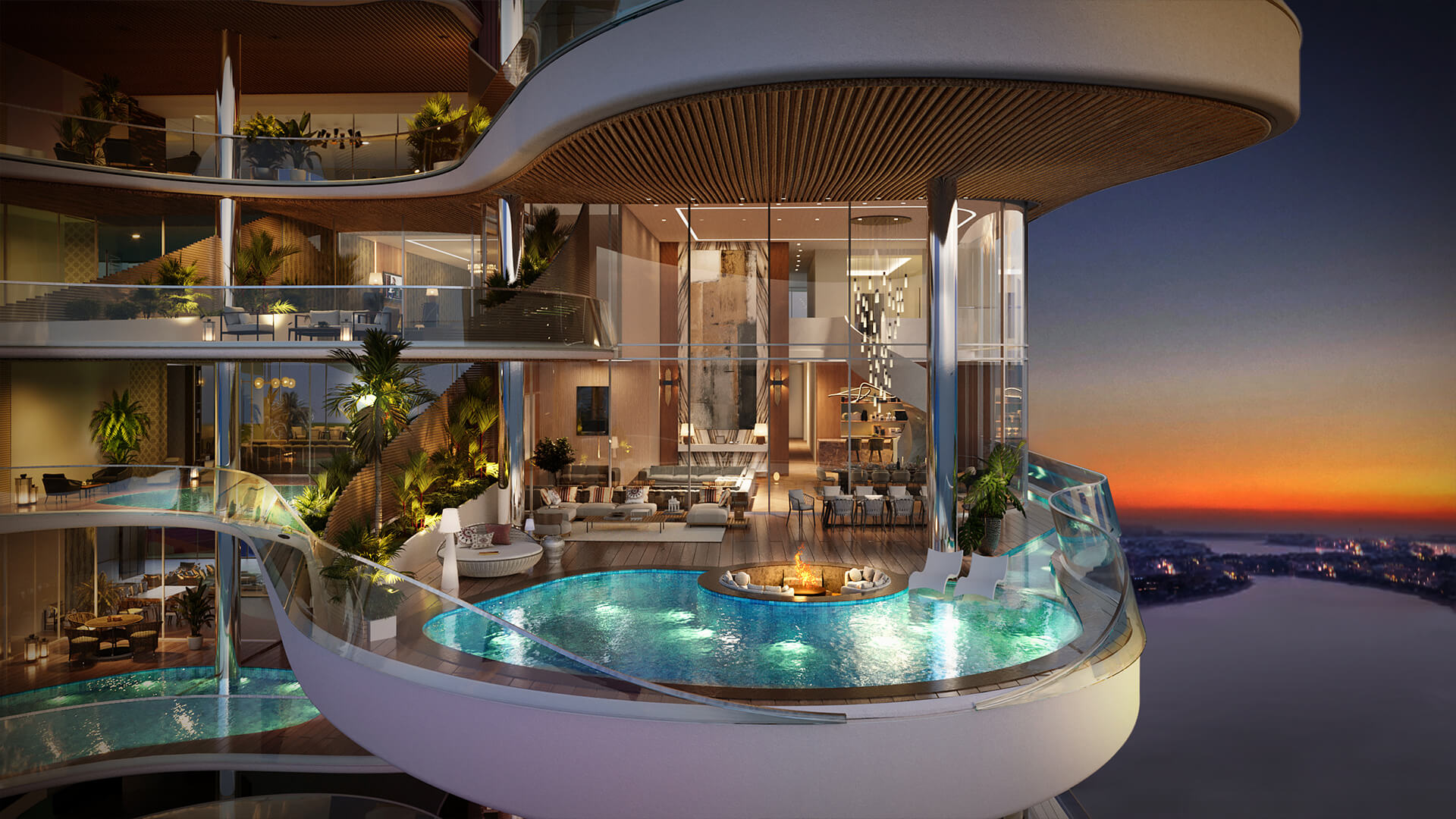 One Crescent  Palm Jumeirah, Dubai by AHS