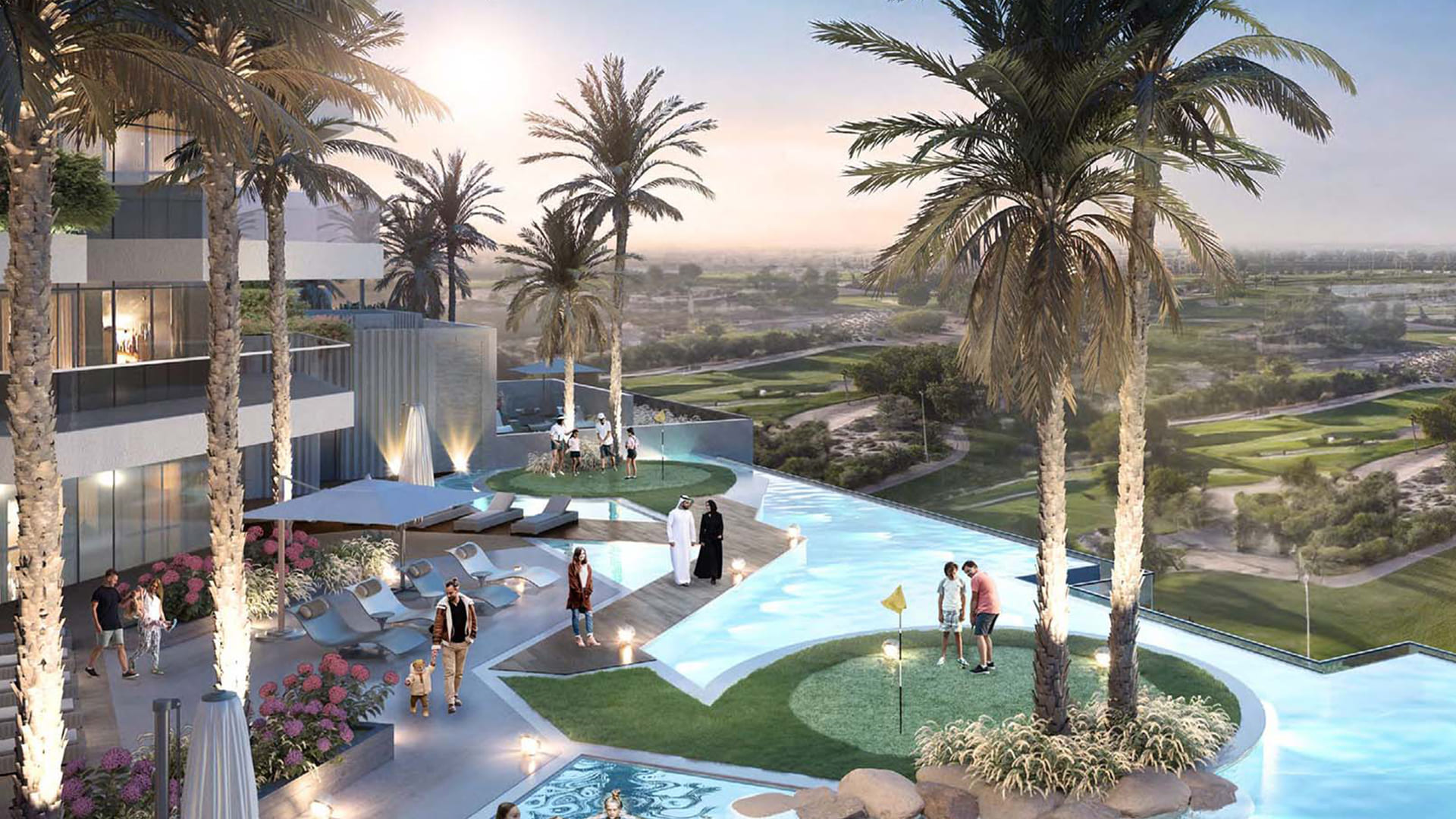 Golf Greens   DAMAC Hills by Damac properties