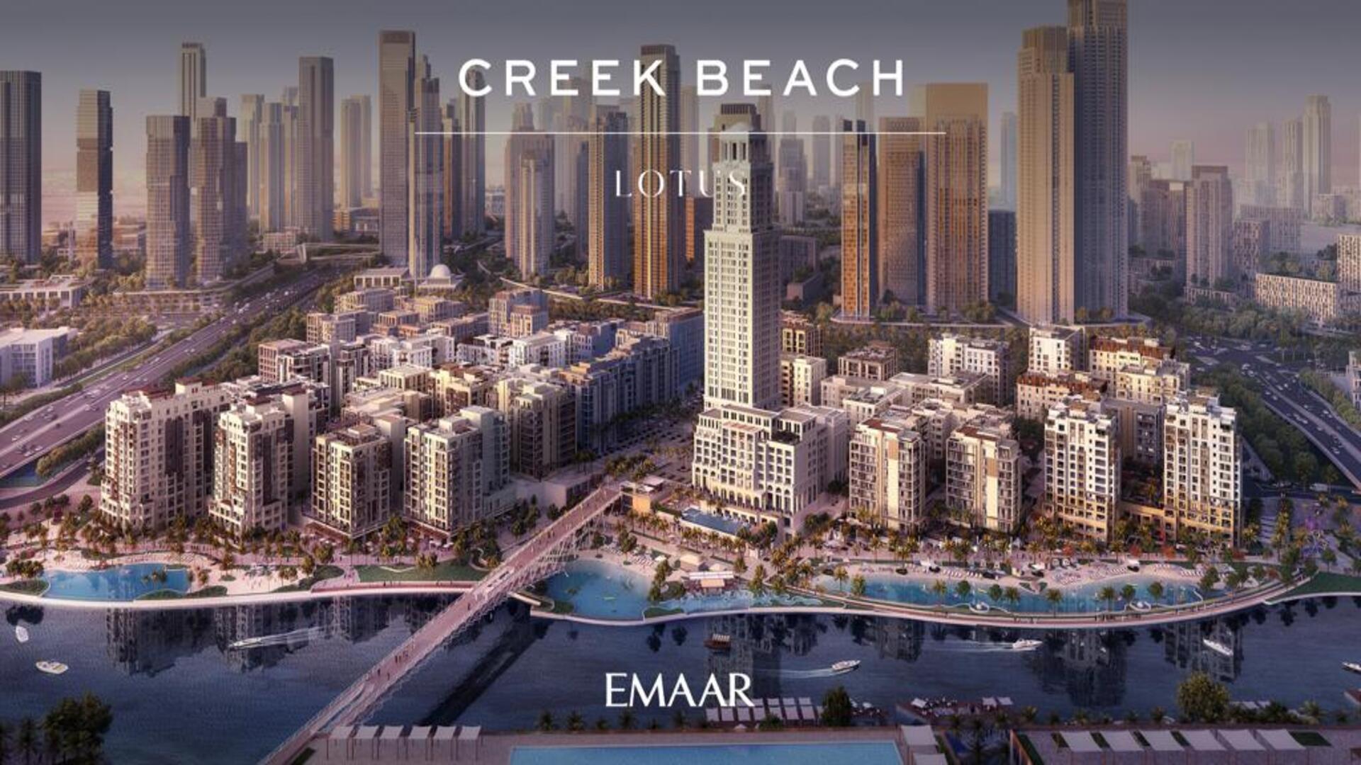 Lotus  in Creek Beach, Dubai Creek Harbour by Emaar