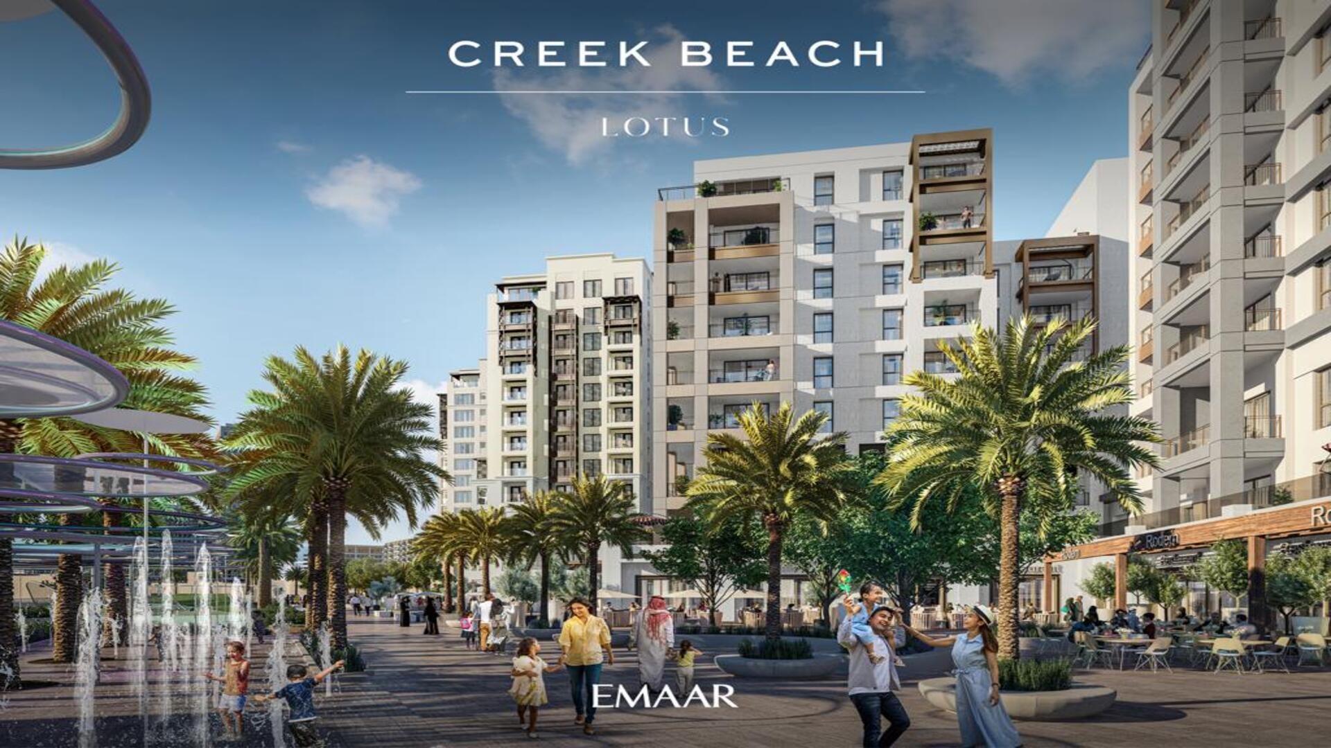 Lotus   Creek Beach, Dubai Creek Harbour by Emaar